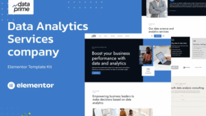 Dataprime - Data Analytics Services Elementor Template Kit