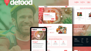 DeFood - Food Delivery Elementor Template Kit