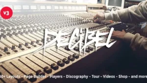 Decibel v3.8.67 (Activated) Professional Music WordPress Theme