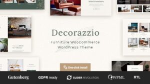 Decorazzio v.1.1.0 Interior Design and Furniture Store WordPress Theme