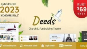 Deeds (v10.5) Best Responsive Nonprofit Church WordPress Theme
