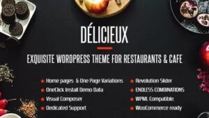 Delicieux v1.0 Creative Restaurant WordPress Theme