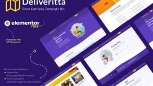 Deliveritta - Food Delivery Elementor Template Kit