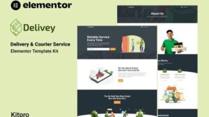 Delivey - Delivery & Courier Service Elementor Template Kit