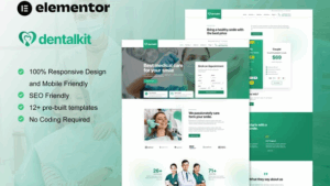 Dentalkit - Dentist & Medical Service Elementor Template Kit