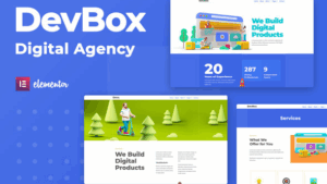 DevBox - Creative Digital Agency Elementor Template Kit