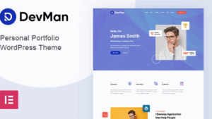 Devman v1.0 Personal Portfolio WordPress Theme