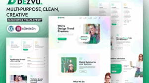 DezVu – Creative Agency Elementor Template Kit