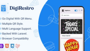 DigiRestro v1.0 Single Owner Multiple Restaurant QR Menu Generator