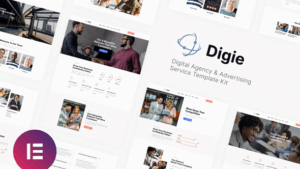 Digie | Digital Agency & Advertising Service Elementor Template Kit
