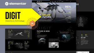 Digit - Robotics & Technology Elementor Template Kit