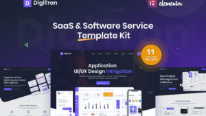 Digitron - Software & SaaS Elementor Template Kit