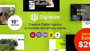 Digiwize (v1.6) Digital Agency & Creative Portfolio WordPress Theme