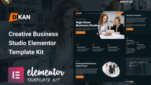 Dikan - Creative Business Studio Elementor Template Kit
