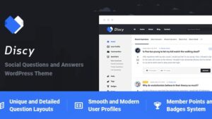 Discy v5.7.4 Social Questions and Answers WordPress Theme [Activated*]