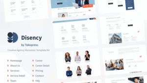 Disency - Agency Elementor Template Kit