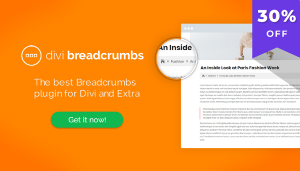 Divi Breadcrumbs v1.5.2 [Wpzone]