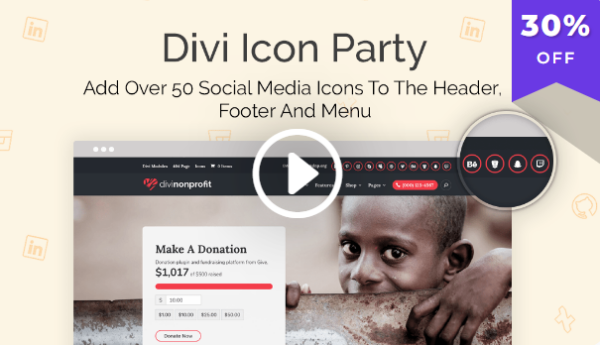 Divi Icon Party v1.1.12 [Wp Zone]