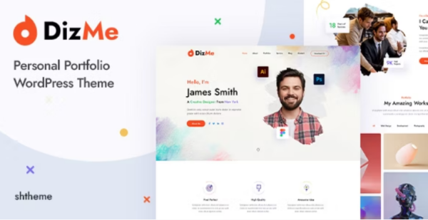 Dizme v.1.0 - Personal Portfolio WordPress Theme