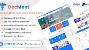 DocMent (v3.1) SaaS Based Multi Doctor Appointment System