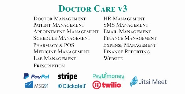 Doctor Care - Diagnostic Center / Doctors Chamber Management System 19 March 2023