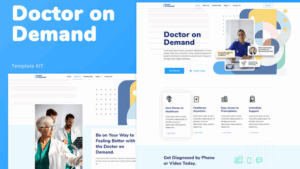 Doctor on Demand – Online Consultations Elementor Template Kit