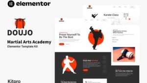 Doujo - Martial Arts Academy Elementor Template Kit