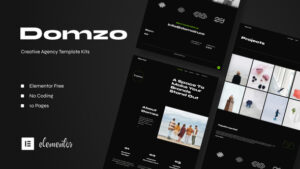 Domzo - Creative Agency Elementor Template Kit