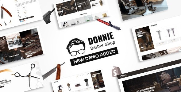 Donnie v1.1 Barber Shop Shopify Theme