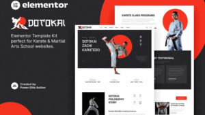 Dotokai – Karate & Martial Arts School Elementor Template Kit