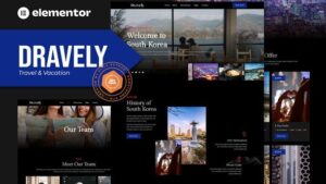 Dravely - Travel & Vacation Elementor Template Kit
