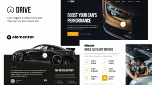 Drive - Car Repair & Auto Service Elementor Template Kit