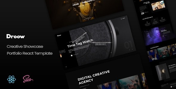 Droow (v1.0.6) Creative Showcase Portfolio Template