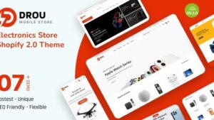 Drou v1.1.5 Electronics Store Shopify 2.0 Theme