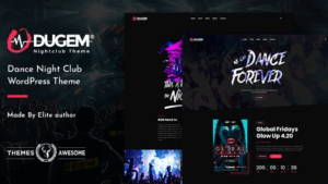 Dugem v1.8 Dance Night Club WordPress Theme