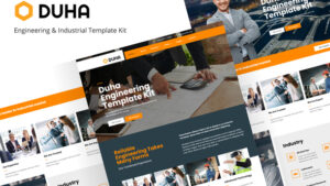 Duha - Engineering & Industrial Elementor Template Kit