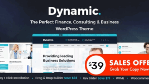 Dynamic v3.2 Finance and Consulting Business WordPress Theme