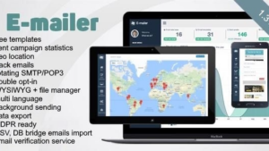E-mailer (v1.31) Newsletter & Mailing System with Analytics + GEO location [Activated]