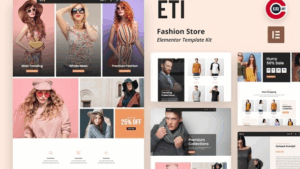 ETI - Fashion Store Elementor Template Kit