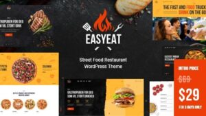 EasyEat (v1.9.0) Street Food Restaurant WordPress Theme [Activated]
