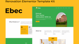 Ebec - Renovation Elementor Template Kit