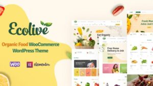 Ecolive (v1.4.3) Organic Food WooCommerce WordPress Theme