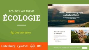 Ecologie (v1.1.1) Environmental NGO & Ecology WordPress Theme