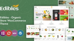 Edibles WP (v2.1.1) Organic & Food Store Elementor WooCommerce Theme