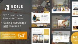 Edile v1.9 Construction WordPress Theme