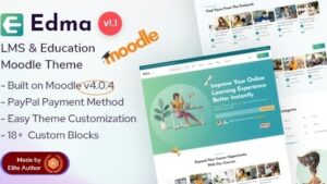 Edma (v1.7) Moodle 4+ LMS Education Theme