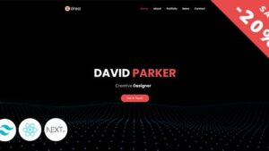 Edrea (31 December 2022) Tailwind CSS Personal Portfolio Template