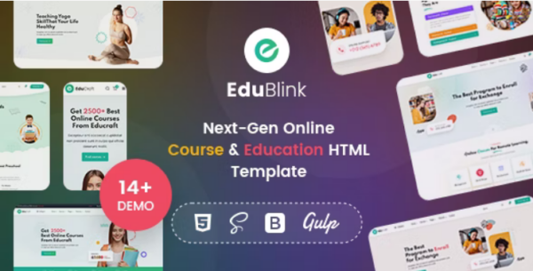 EduBlink (v0.1.10) Online Education Course HTML Template