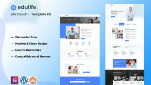 EduLife - Life Coach Elementor Template Kit