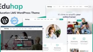 Eduhap (v1.7) Education LMS WordPress Theme